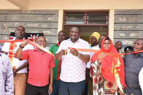 H.E Mvurya opening ECDE at kinango. PHOTO | BMS