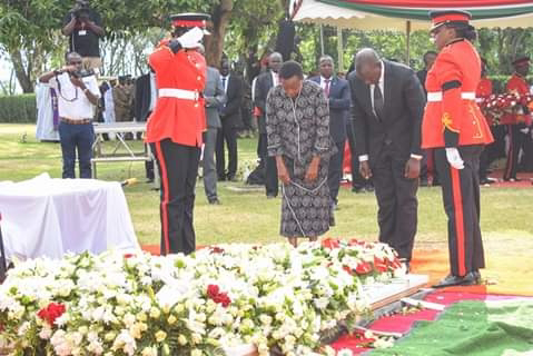 DP Ruto bid farewell to the late President Daniel Moi. PHOTO | COURTESY DP Ruto bid farewell to the late President Daniel Moi. PHOTO | COURTESY
