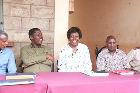 Agriculture CS Peter Munya assessing the fight against Desert Locusts in Kitui and Garissa. PHOTO | BMS