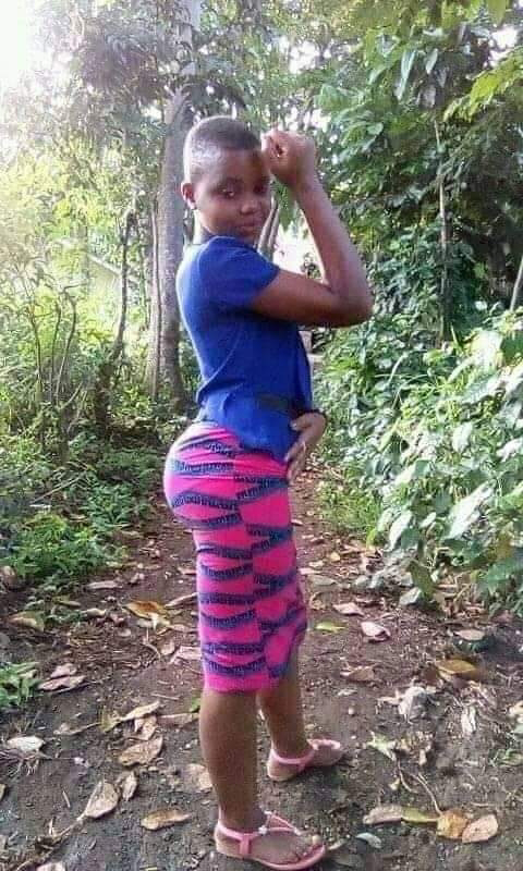 The lady trending on social media with her uncle. PHOTO | BMS The lady trending on social media with her uncle. PHOTO | BMS