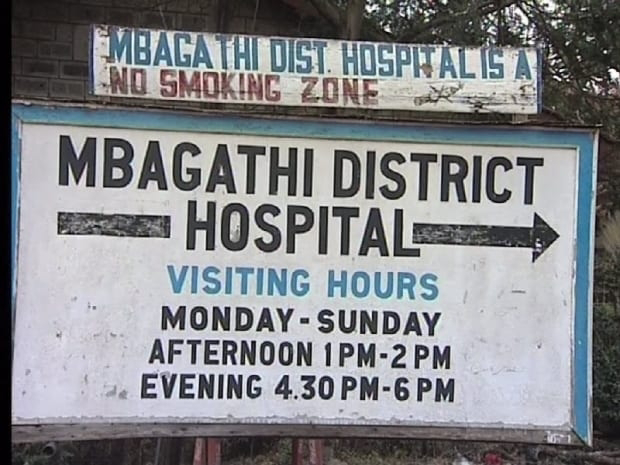 Mbagathi hospital signboard. PHOTO | BMS