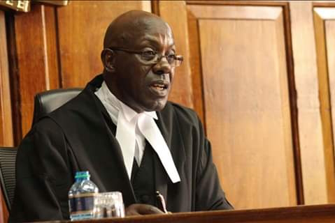 Justice Sankale Ole Kantai in High court. PHOTO | BMS