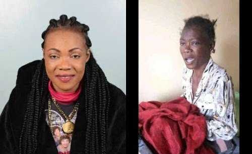 Lady Maureen before and after being released from the hospital. PHOTO | NMG