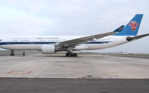 China Southern Airline at JKIA runway. PHOTO | RMS China Southern Airline at JKIA runway. PHOTO | RMS