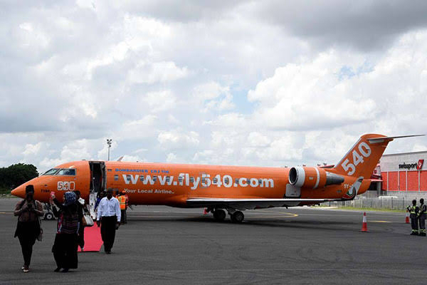 Fly540 emergency landing in Turkana photos. PHOTO | BMS Fly540 emergency landing in Turkana photos. PHOTO | BMS