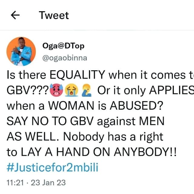 "Mbili photo being assaulted by his wife Comedian 2Mbili, beaten badly by his baby mama, asks for help through Oga Obinna