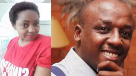 Mutula Kilonzo jnr with Victoria Musyoka photo