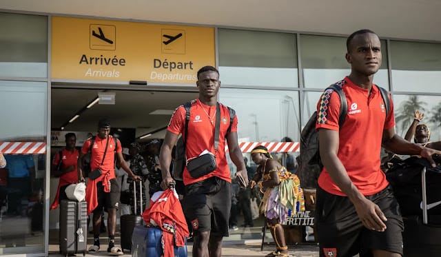 AFCON 2024 players arrive in Ivory coast AFCON 2024 players arrive in Ivory coast