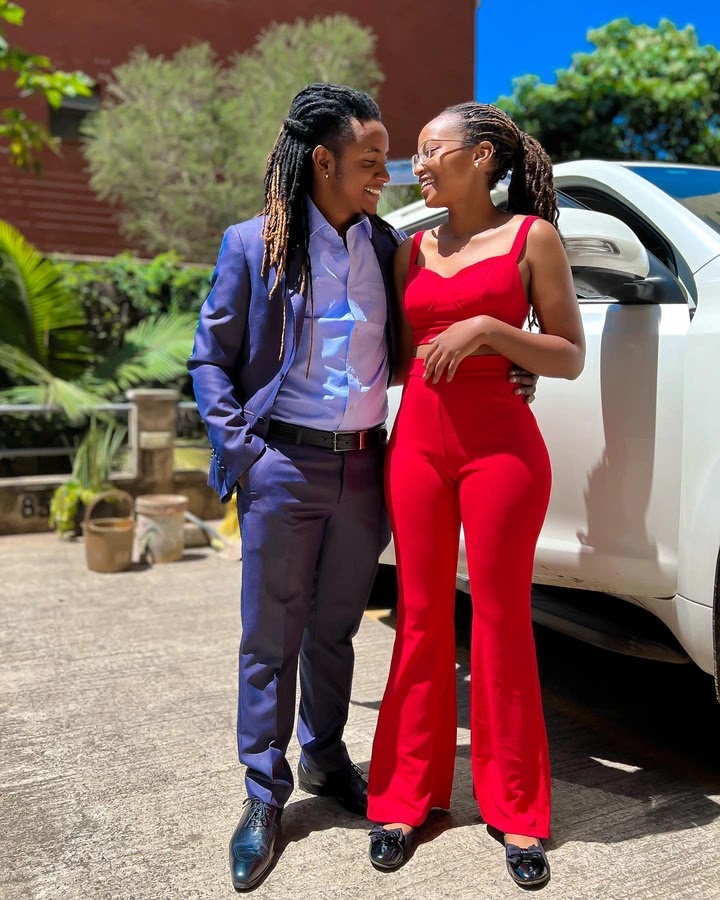 Kenyan youtuber Thee Pluto photo over breaking up rumours. Kenyan youtuber Thee Pluto photo over breaking up rumours.