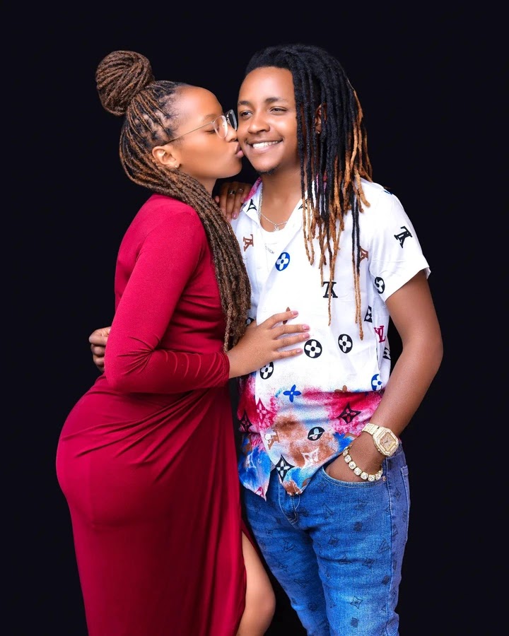 Kenyan youtuber Thee Pluto photo over breaking up rumours. Kenyan youtuber Thee Pluto photo over breaking up rumours.