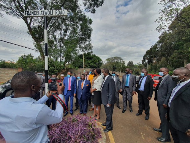 Francis Atwoli road in Nairobi Kileleshwa Francis Atwoli road in Nairobi Kileleshwa