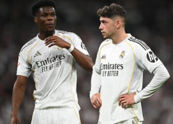Aurelien Tchouameni and Fede Valverde