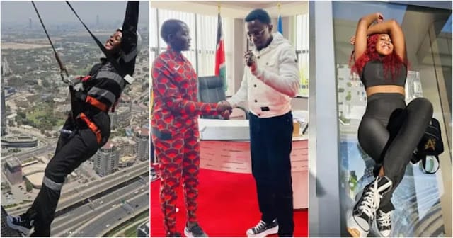 Ndiye Mwamba! Azziad responds to criticism after matching shoes with CS Ababu Namwamba