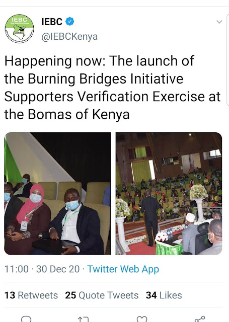 IEBC call BBI “Burning Bridges Initiative”  as it kicks off the signature verification exercise