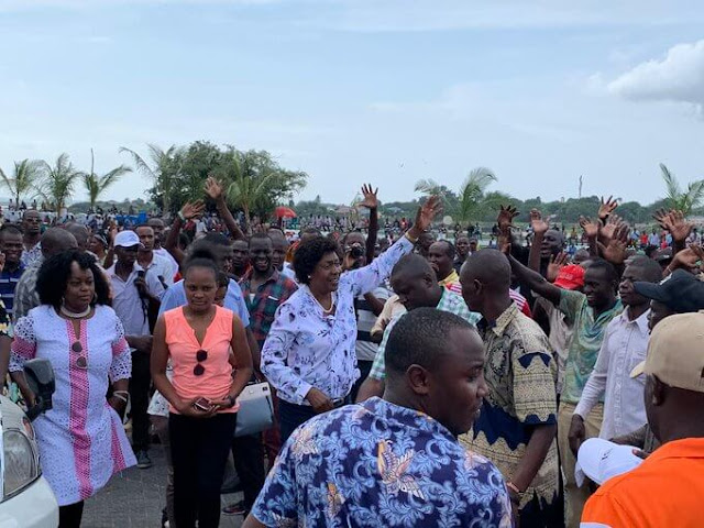 #BBIMombasa – Hajji, Kinoti, Mutyambai fill BBI rally with officers as the Man managing gangs to block DP allied MPs, warned