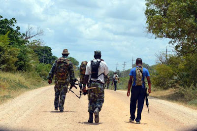 Kenya Navy Officers patrol Lamu County in this photo taken on September 18, 2016. Security officers repulsed suspected Al-Shabaab militants who attacked a vehicle crossing from Somalia to Kenya on August 27, 2016. PHOTO | FILE | NATION MEDIA GROUP