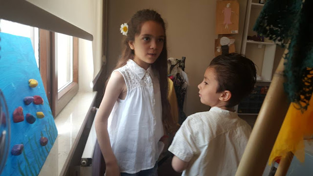 Bana alabed Mohamed's first day of school. PHOTO / Courtesy Bana alabed Mohamed's first day of school. PHOTO / Courtesy