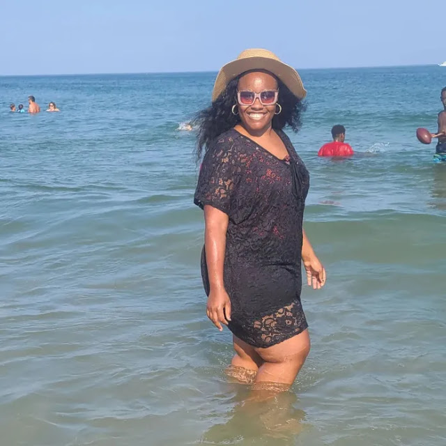 [PHOTOS] Bernice, the woman housing Samidoh in the US, left Karen Nyamu confused
