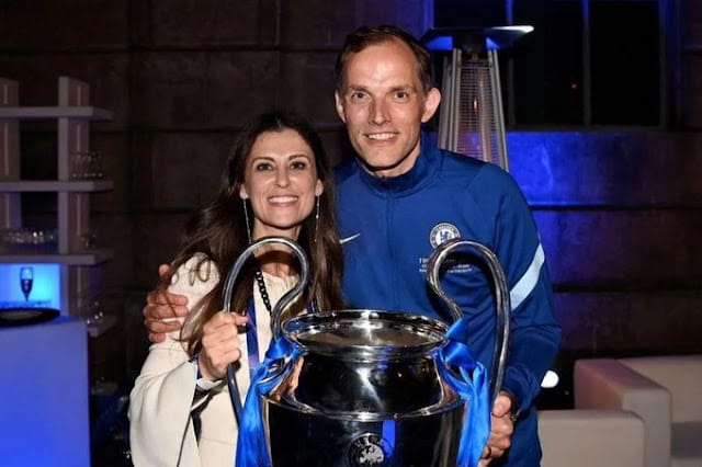 Thomas Tuchel with Marina Granovskaia at Chelsea Thomas Tuchel with Marina Granovskaia at Chelsea
