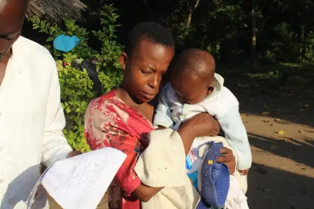 Pamela Achieng Daughter born without anus, family asks for help