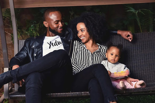 Kenyan actor Nick Mutuma and Bridget Sighadi