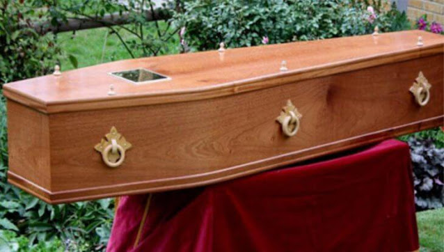 Burial coffin photo Burial coffin photo