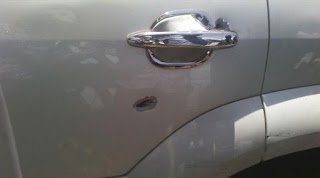 Kikuyu MP Aspirant “Chege Fresh” allegedly to be dead after his car was found with bullet holes.