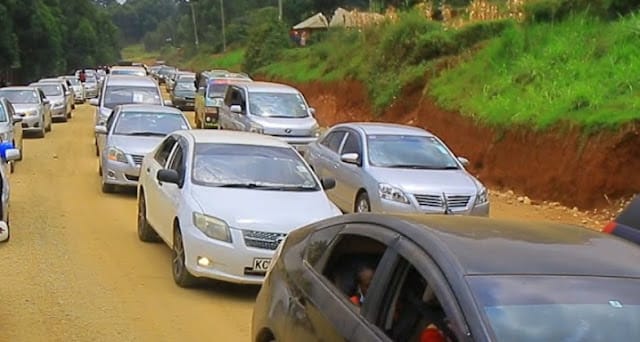 Dead man in Nakuru where his convoy stalled Dead man in Nakuru where his convoy stalled