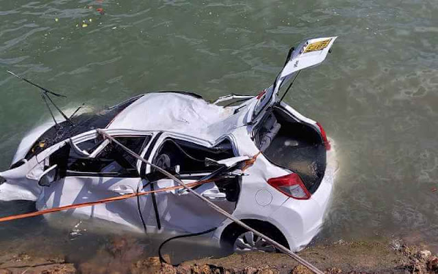 Winnie Achieng’, 33 dies after her car plunged into the Indian ocean at Makupa Causeway, Mombasa