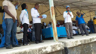 Wiper Aspirant Chibanza Dzombo for MCA in Shimo La Tewa Ward in Kilifi county. PHOTO | George Charo