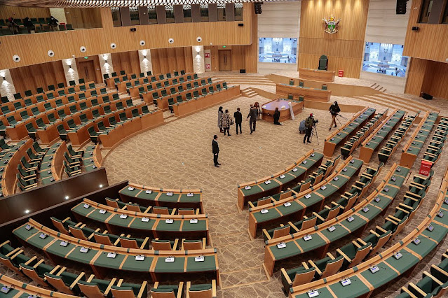 Zimbabwe’s new Sh16 Billion parliament building, built for free by China, is now complete