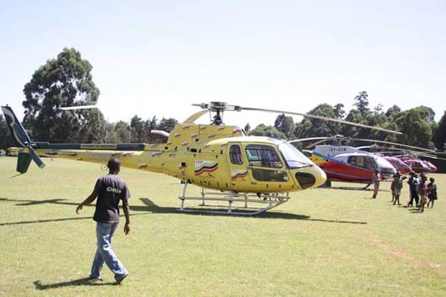 UDA politicians buying helicopters photo UDA politicians buying helicopters photo
