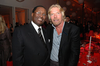 Chris Kirubi and Richard Branson. PHOTO | FILE