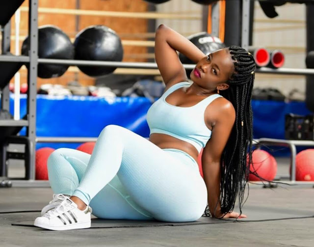 Corazon Kwamboka says Frankie, the gym instructor is the father of the unborn child, photos Corazon Kwamboka says Frankie, the gym instructor is the father of the unborn child, photos