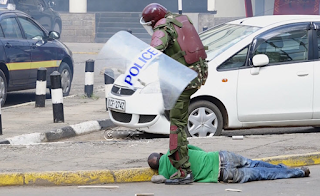 Is it Assasination? as claimed by CORD. The Raila Armoured SUV car hit by a live bullet.