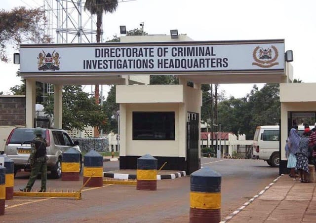 DCI kenya photo DCI reveals people behind the Fred Matiang’i’s home raid on February 8, 2023