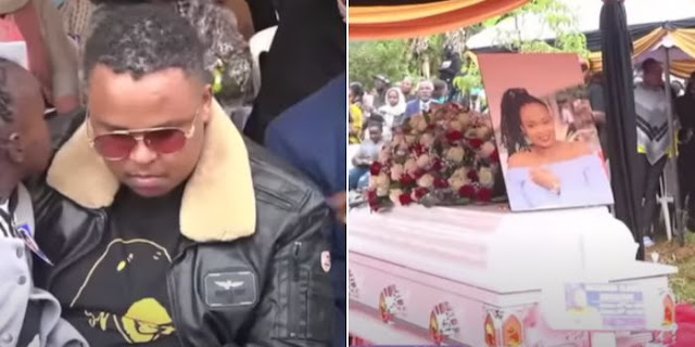 Michael Macharia, DJ Brownskin with his late wife Sharon Njeri Michael Macharia, DJ Brownskin with his late wife Sharon Njeri