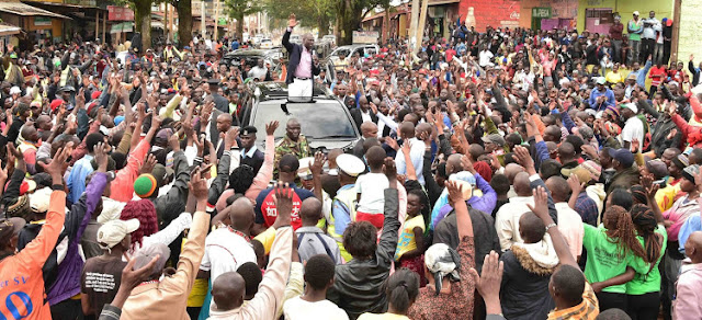 Deputy President William Ruto in a political tour. PHOTO | BNC