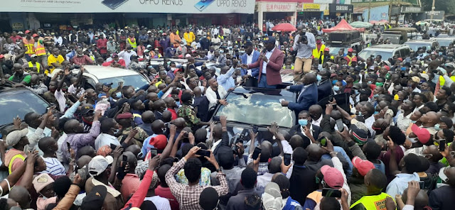 Pandemic aside, thousands gather to welcome DP William Ruto in Kisii