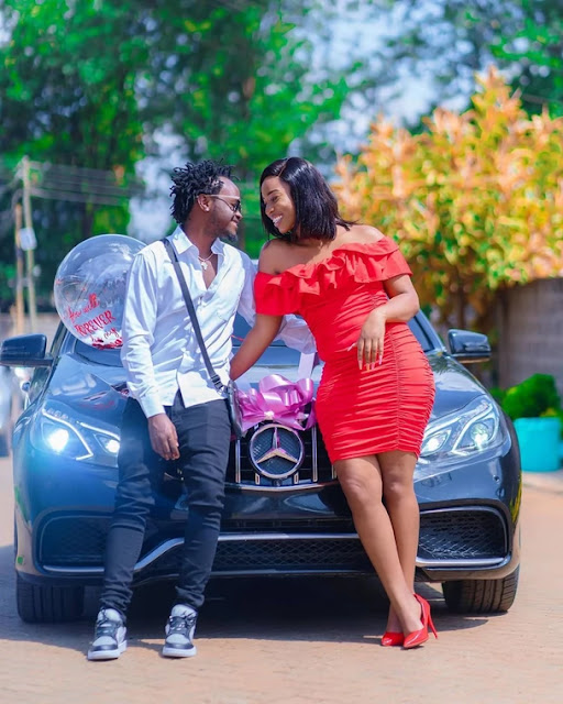Diana Marua gifts her husband Kevin Bahati
