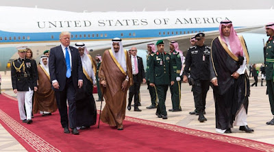 Donald Trump in Riyadh, Saudi Arabia. PHOTO | courtesy AFP Donald Trump in Riyadh, Saudi Arabia. PHOTO | courtesy AFP