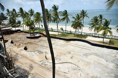 Deputy President William Ruto's Hotel Dolphin beach hotel in Shanzu Mombasa to be opened in 1 of October 2019. PHOTO | BANA Deputy President William Ruto's Hotel Dolphin beach hotel in Shanzu Mombasa to be opened in 1 of October 2019. PHOTO | BANA