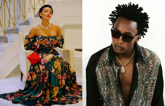 Dufla Diligon and Huddah Monroe photo Huddah Monroe pregnant, Dufla Diligon boasts of impregnating the petite socialite