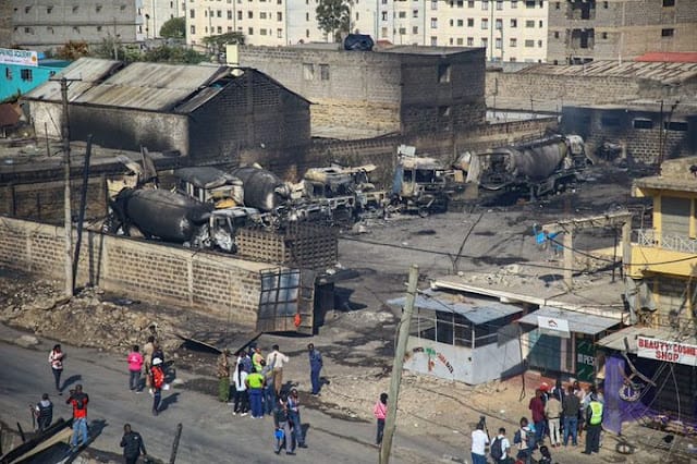 Embakasi gas plant that explodedd Embakasi gas plant that explodedd