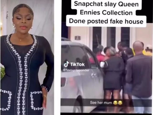 [VIDEO] Popular Snapchat Queen Ennies chased away from a house claimed to have bought
