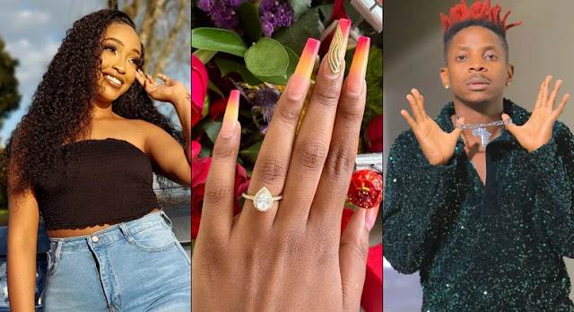 [PHOTOS] Eric Omondi engages Lynne, 21, and gets her a secret gift after the engagement