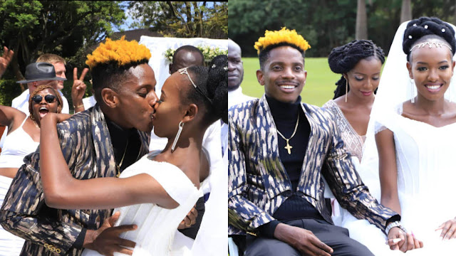 [PHOTOS] Eric Omondi weds Carol Kamweru of BandBeca as Shakilla storm the wedding ceremony