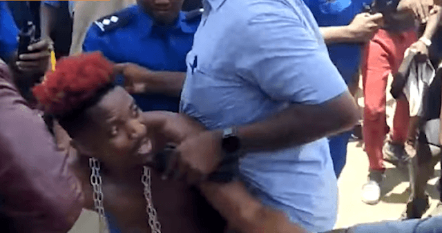 [VIDEO] Eric Omondi arrested, detained for leading demonstrations storming parliament over the high cost of living