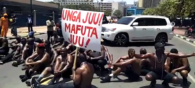 [VIDEO] Eric Omondi arrested, detained for leading demonstrations storming parliament over the high cost of living