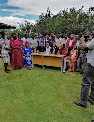 Coastal parties coming together at the Naivasha meeting.